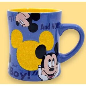 Disney Mickey Mouse Slogans Oh Boy Disney World Theme Parks Coffee Tea Mug NEW